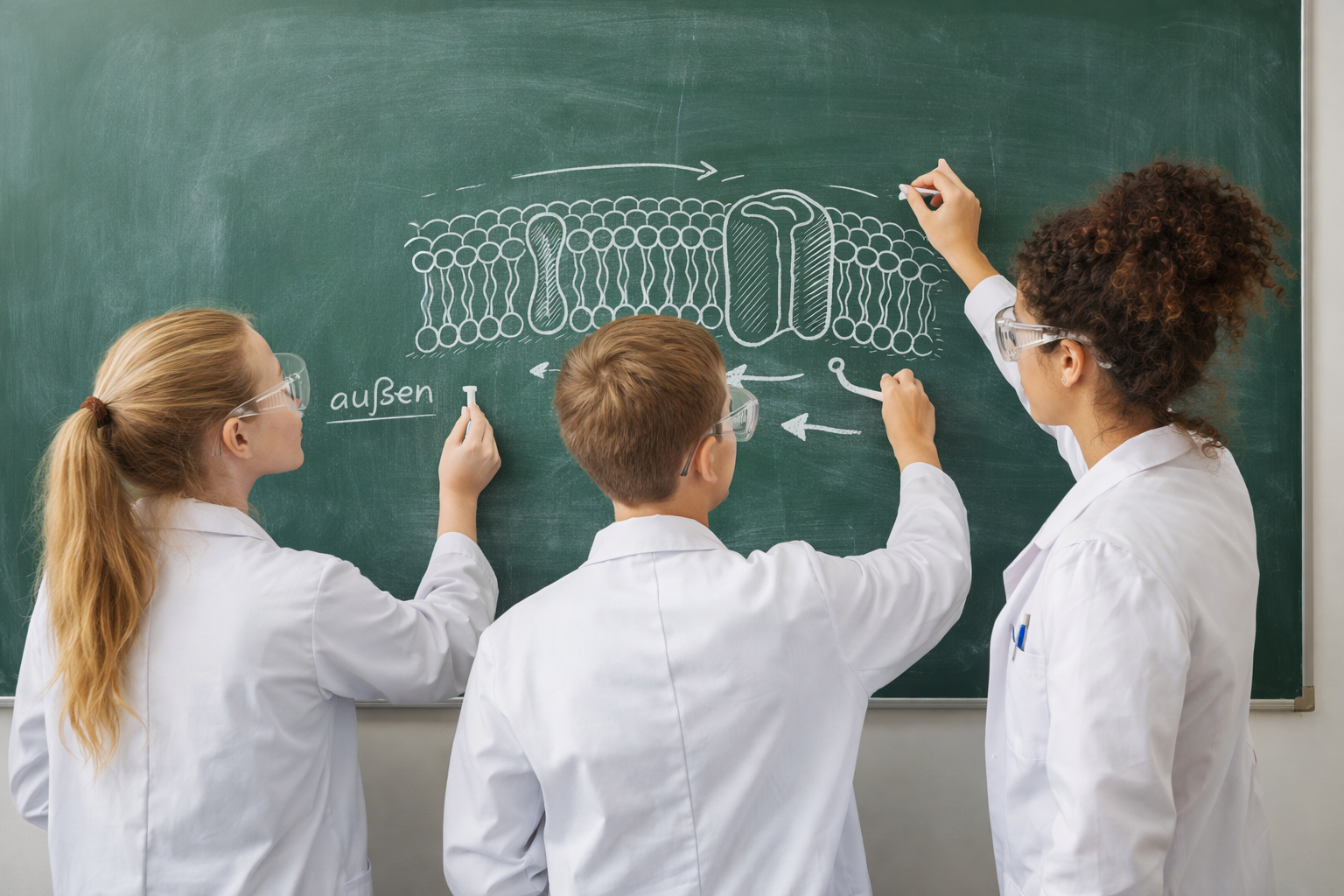 Beispiel: Tafelbild zur Modellbildung